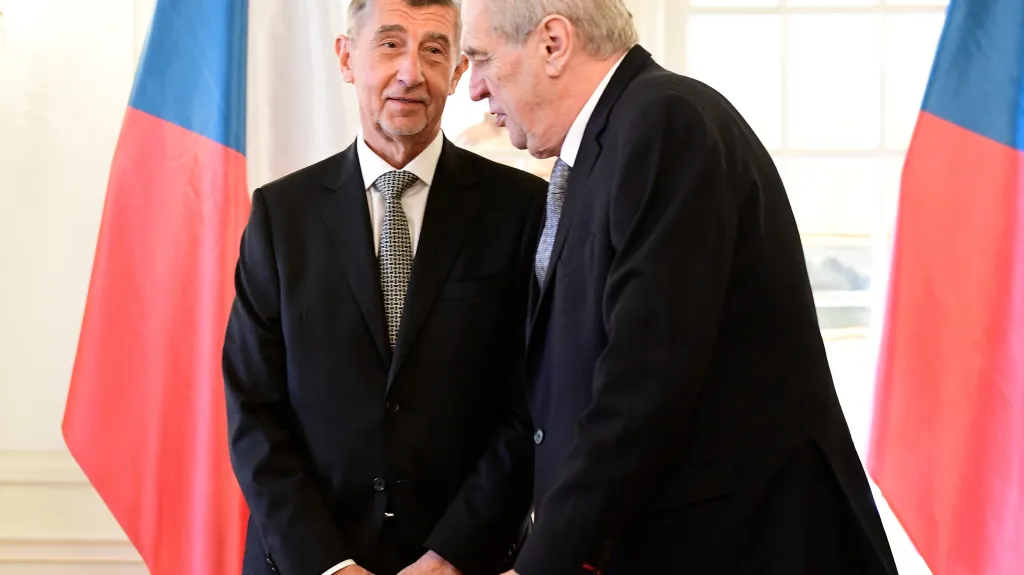 Andrej Babiš a Miloš Zeman