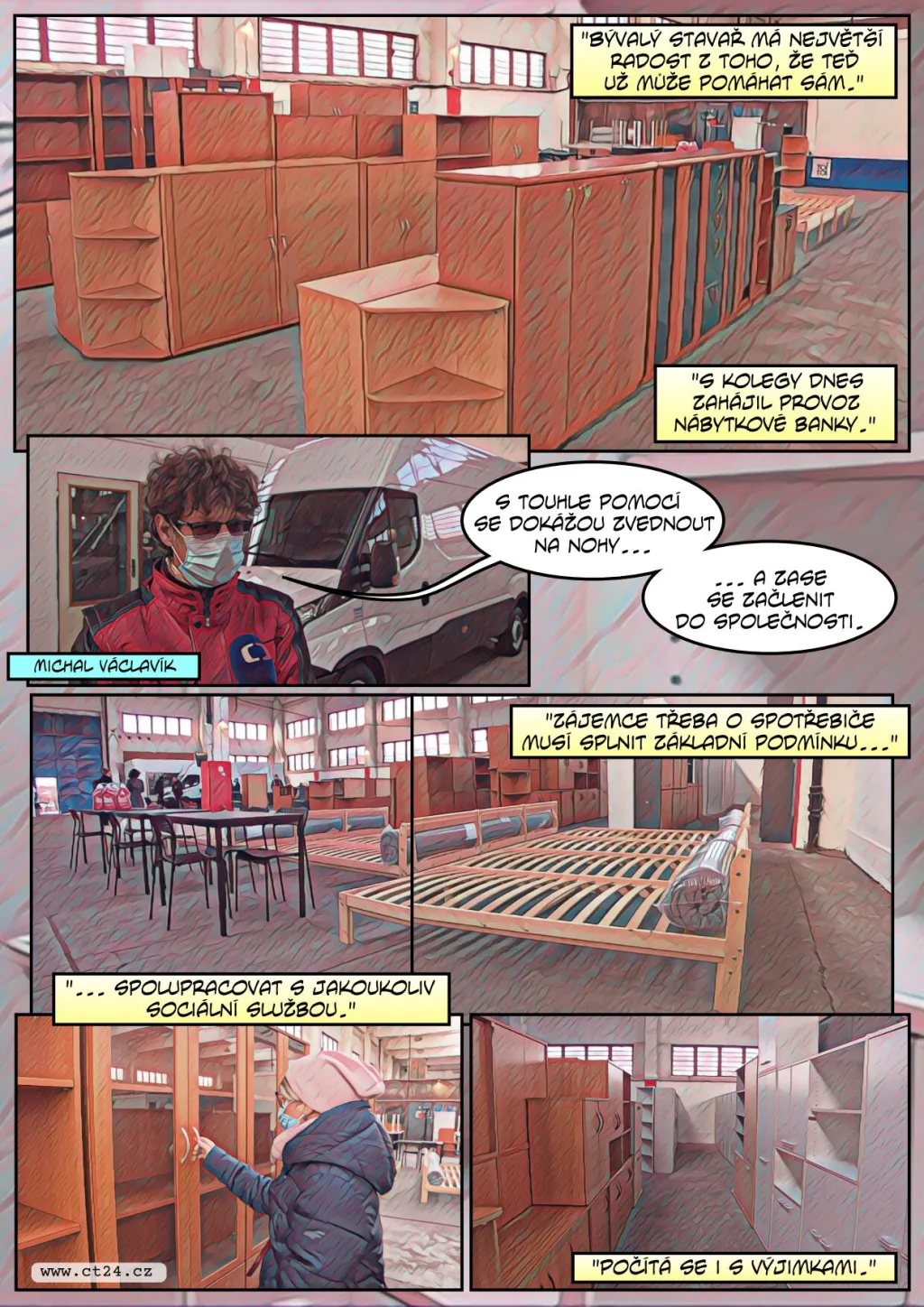 Nábytková banka pomůže lidem