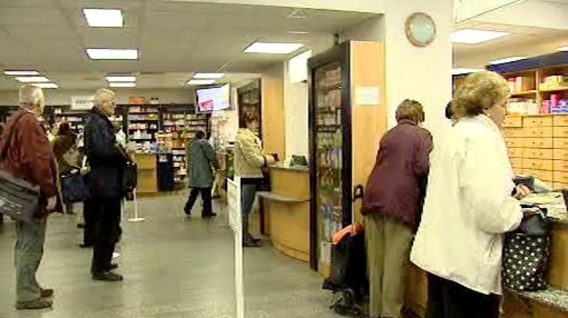 Zákazníci v lékárně