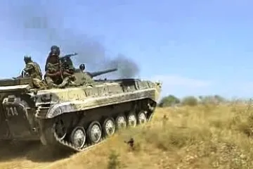 V Gori operují ruské tanky, Moskva to popírá