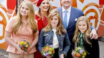Nizozemská královská rodina v Groningenu