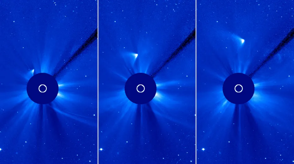 Kometa ISON se vzdaluje od Slunce
