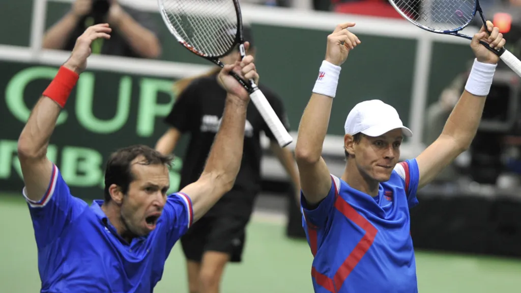 Radek Štěpánek a Tomáš Berdych