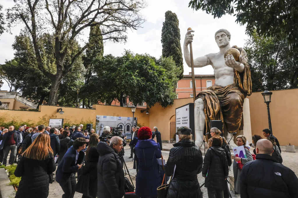 Památka je největší dochovanou sochou, jejíž zbytky byly kdy nalezeny v Římě
