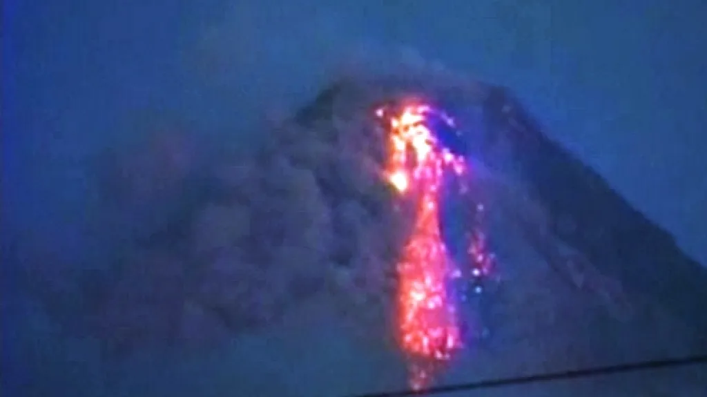 Filipínská sopka Mayon