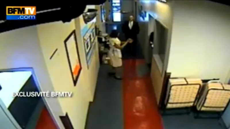 Záběry z bezpečnostních kamer newyorského hotelu