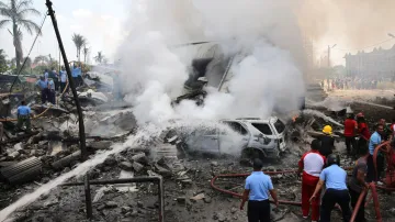 Nehoda vojenského letounu na Sumatře