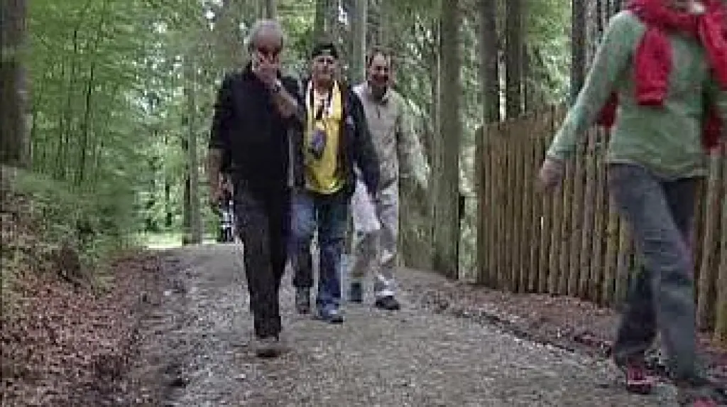 Turisté na Šumavě