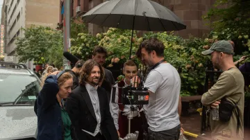 Záběry z natáčení filmu Sbormistr (červen 2023)