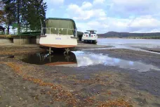 Hladina Máchova jezera klesla o dva metry. Po odbahnění zátoky se má zlepšit kvalita vody