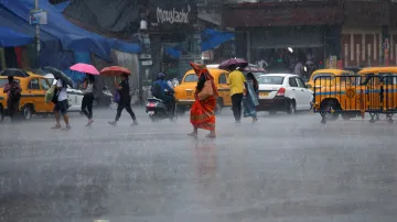 Kalkatu zasáhl silný déšť.