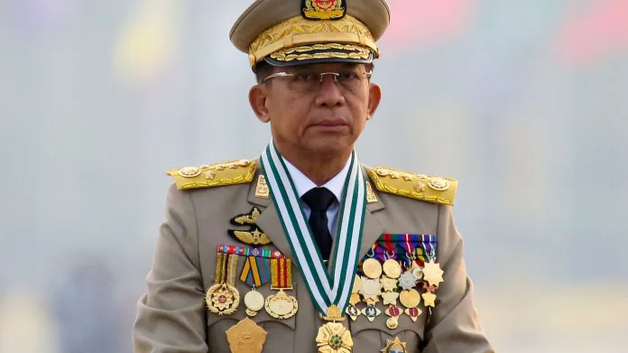 Šéf myanmarské armády Min Aun Hlain