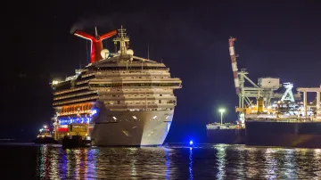 Loď Carnival Triumph přistála v Alabamě