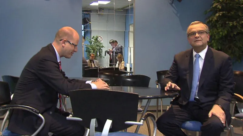 Bohuslav Sobotka a Miroslav Kalousek