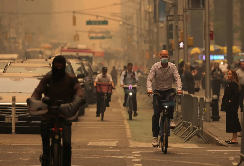 Nikdy nebyl vzduch v New Yorku tak znečištěný jako v těchto dnech