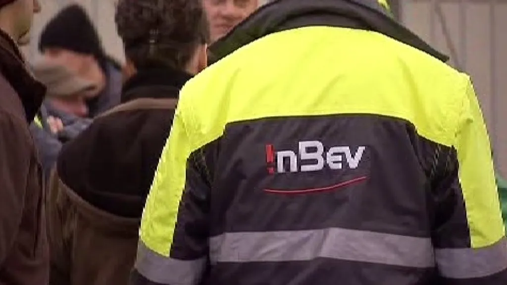 Zaměstnanci pivovaru InBev