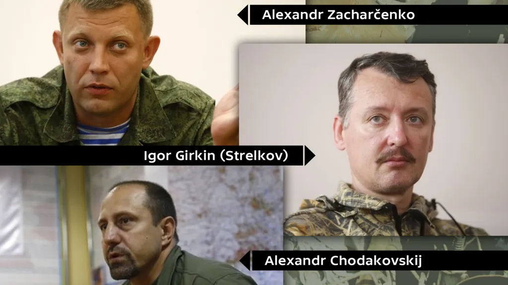 Vůdci východoukrajinských povstalců