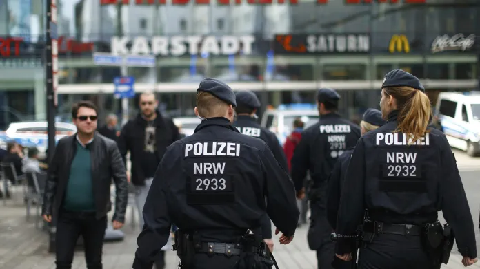 Policejní zásah v Essenu