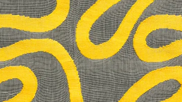 Antonín Kybal / vzorek záclonoviny s hadovitým vzorem, 1938