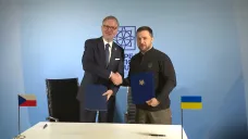 Podpis bezpečnostní dohody Česka s Ukrajinou