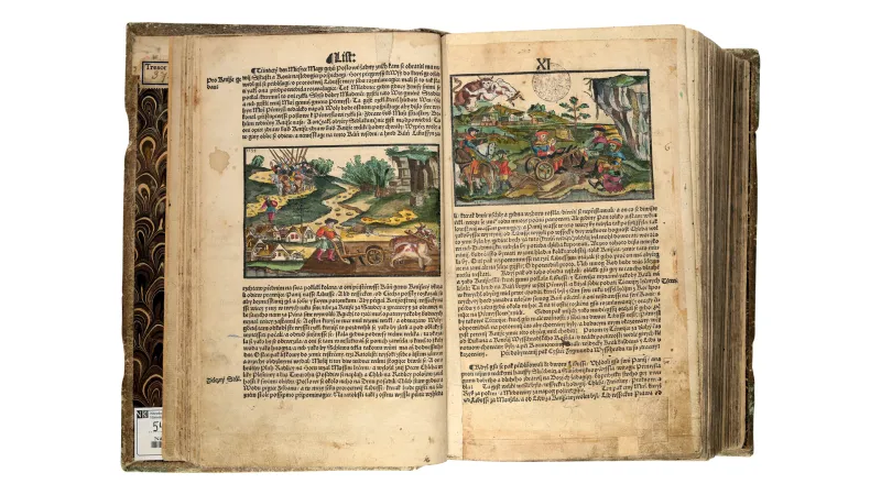 Legenda o Přemyslu Oráči v Hájkově Kronice české