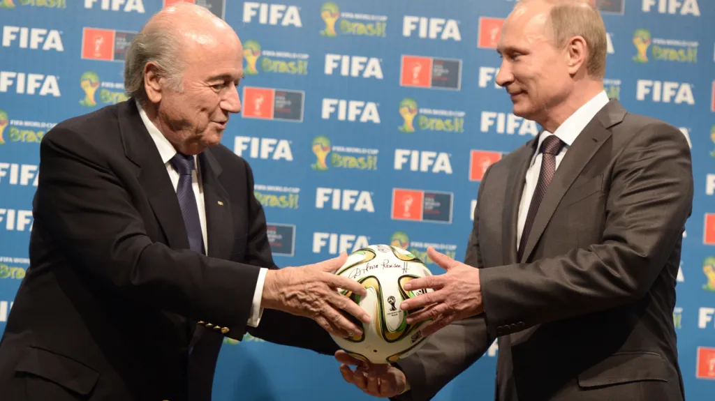 Joseph Blatter a Vladimir Putin
