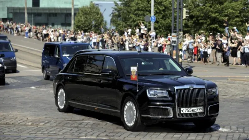 Putin použil v Helsinkách svou novou limuzínu,  Autor: Seppo Samuli,  Zdroj: Reuters