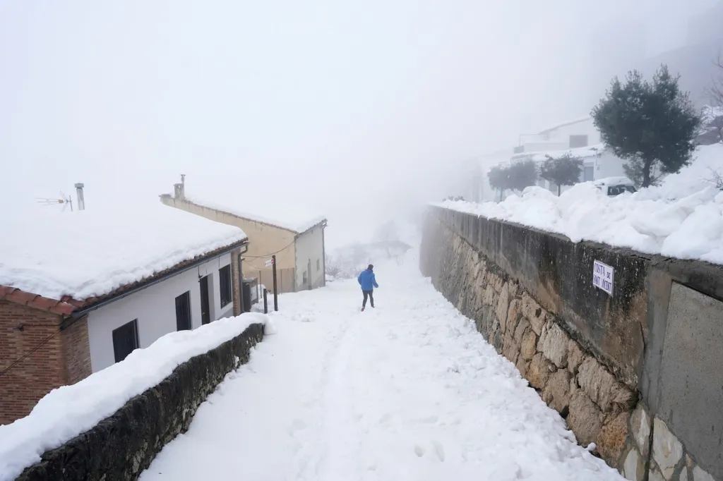 Bouře Gloria zkomplikovala život řadě obyvatel španělské vesnice Morella