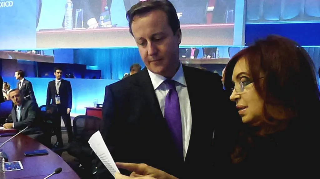 David Cameron s Cristinou Fernándezovou