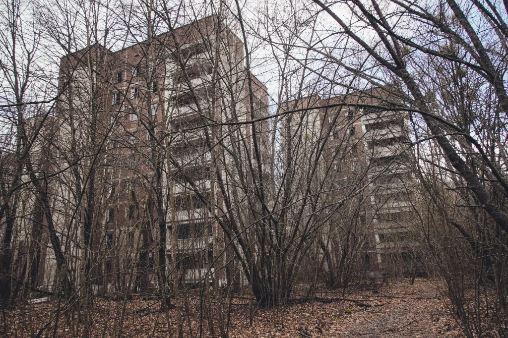 Většina cest ve městě je již zcela zarostlá, pro návštěvníky jsou zde vyježděné cestičky velikostí akorát na auto