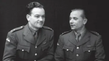 Jan Kubiš a Josef Gabčík (zleva)