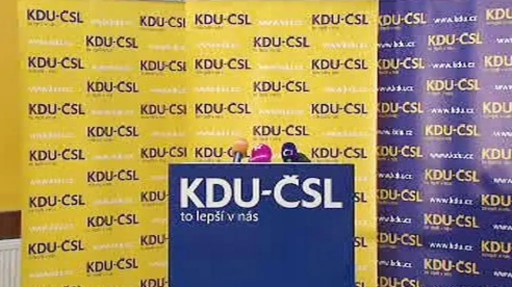 Tisková konference KDU-ČSL