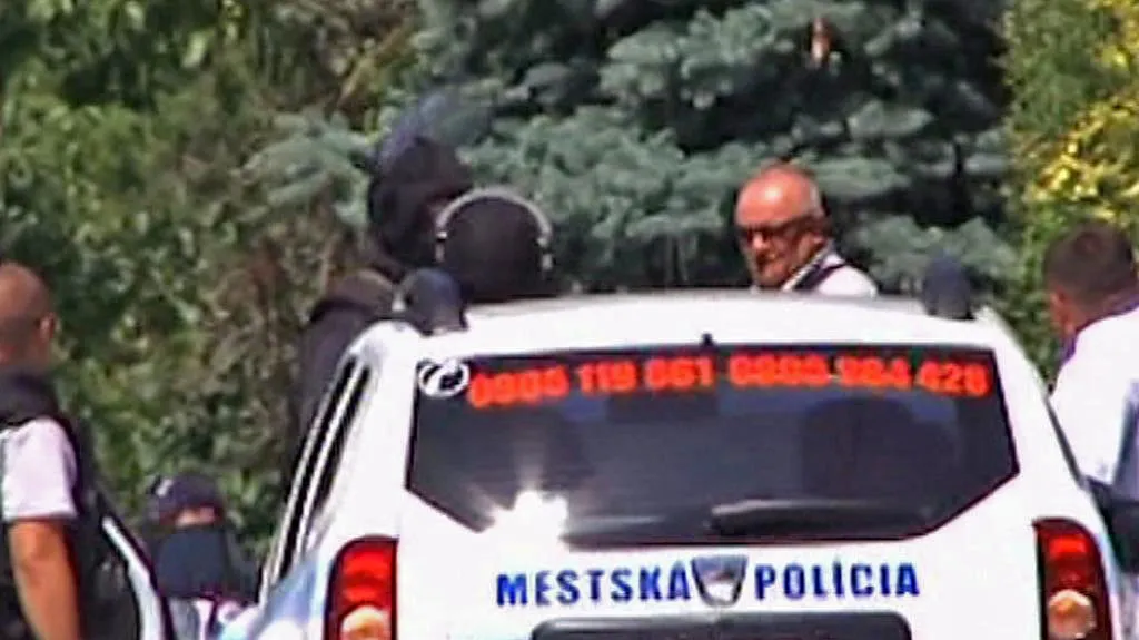 Policejní zásah v Hurbanovu