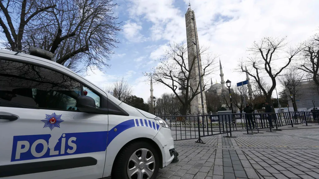 Turecká policejní hlídka