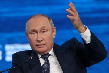 Rusko invazí o nic nepřišlo, tvrdí Putin. Mluví o agresi Západu a kritizuje sankce, které podle něj nefungují