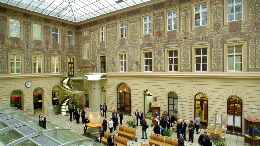 Hlavní pošta v Jindřišské ulici