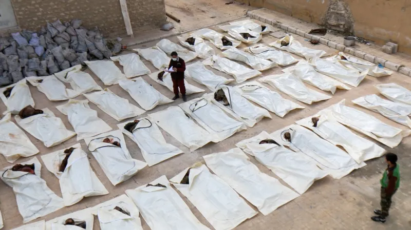 Oběti bojů u Aleppa