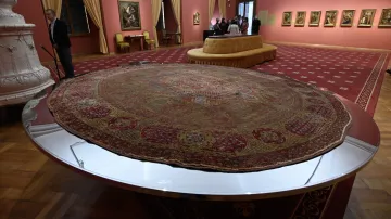 Mamlúcký koberec v Arcibiskupském zámku v Kroměříži