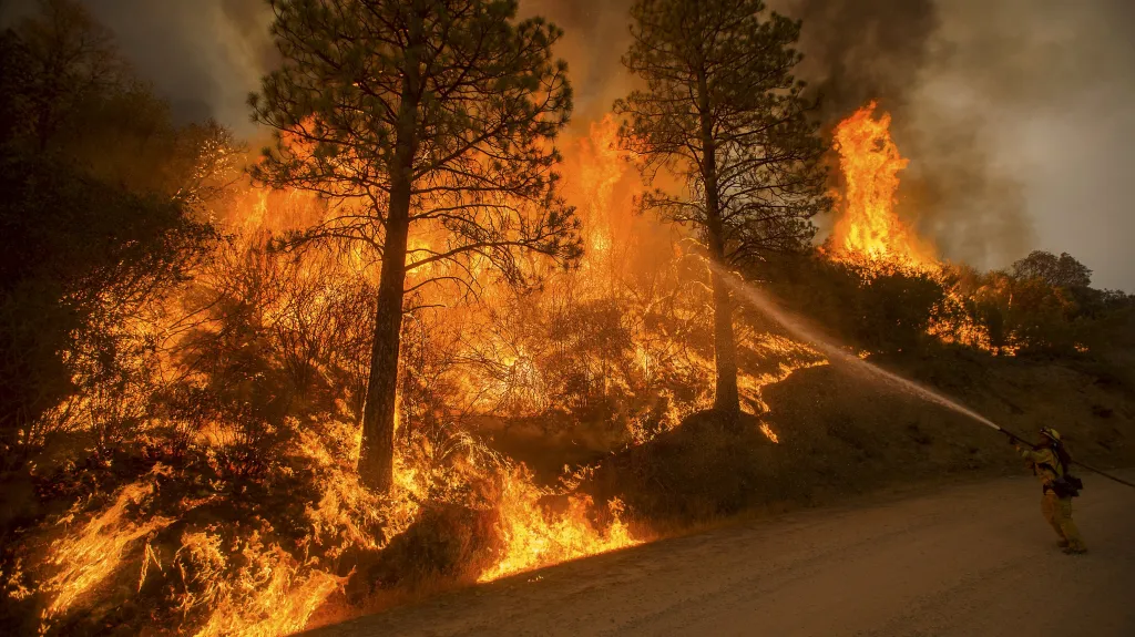 Požár v Kalifornii