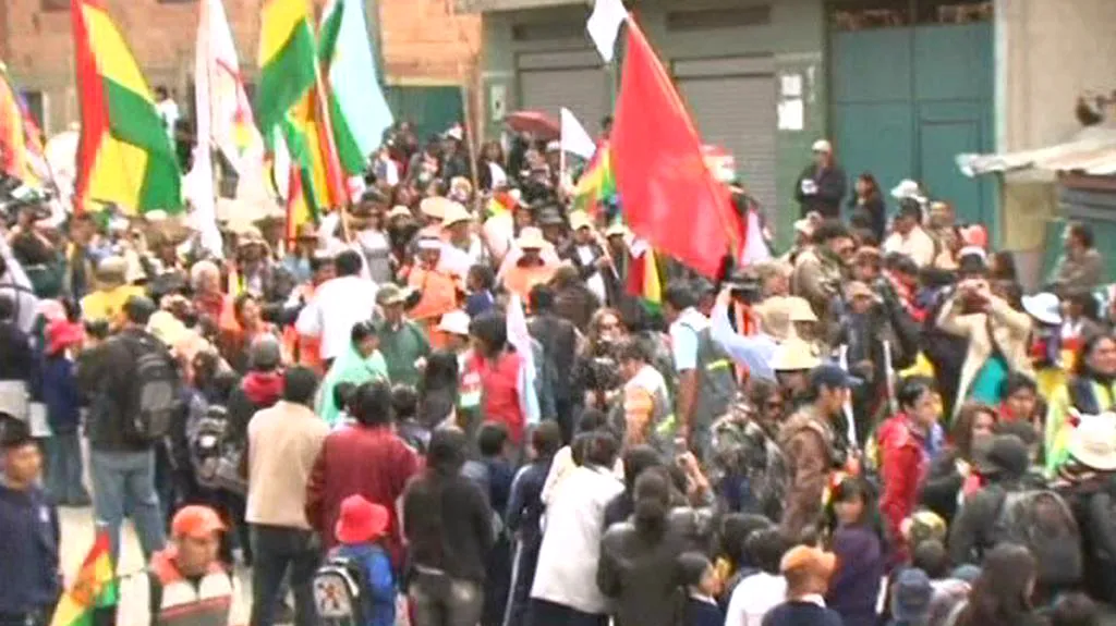 Protestní pochod indiánů