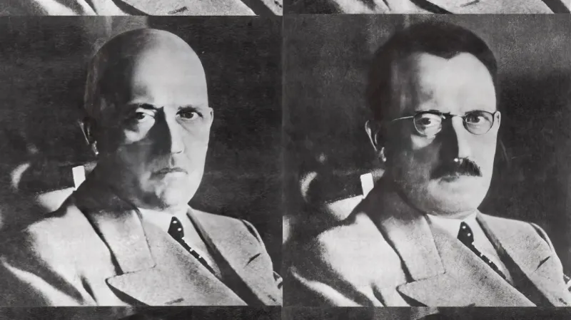Rekonstrukce různých podob Adolfa Hitlera, jak ji v roce 1944 vytvořila CIA