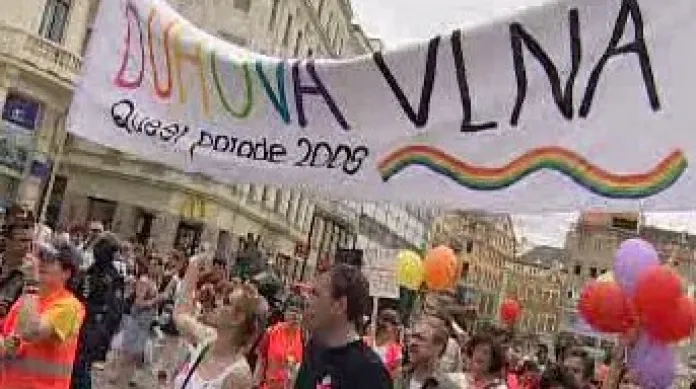 První česká Queer Parade, která proběhla v sobotu 28. června 2008 v Brně.