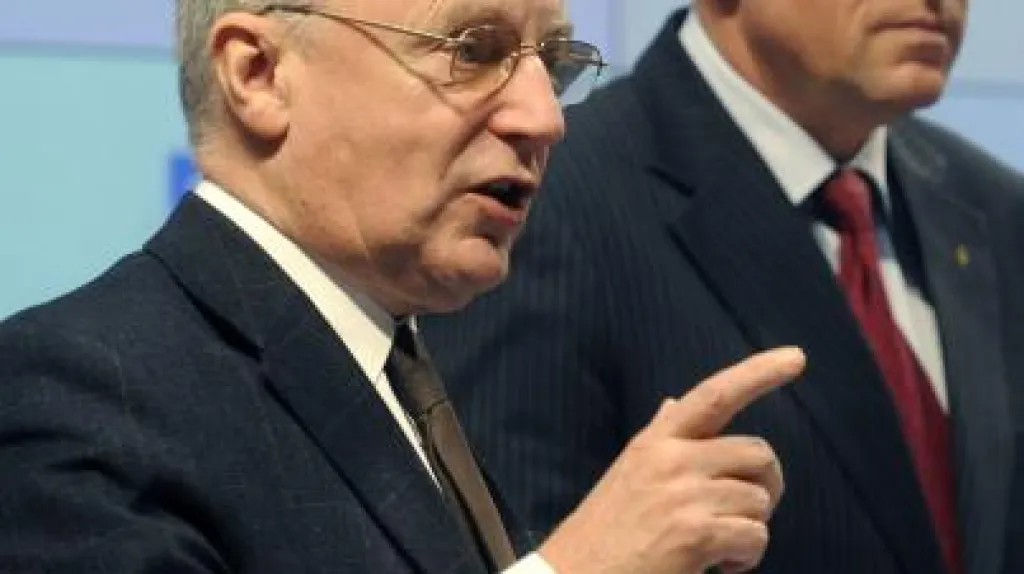 John Monks a Mirek Topolánek