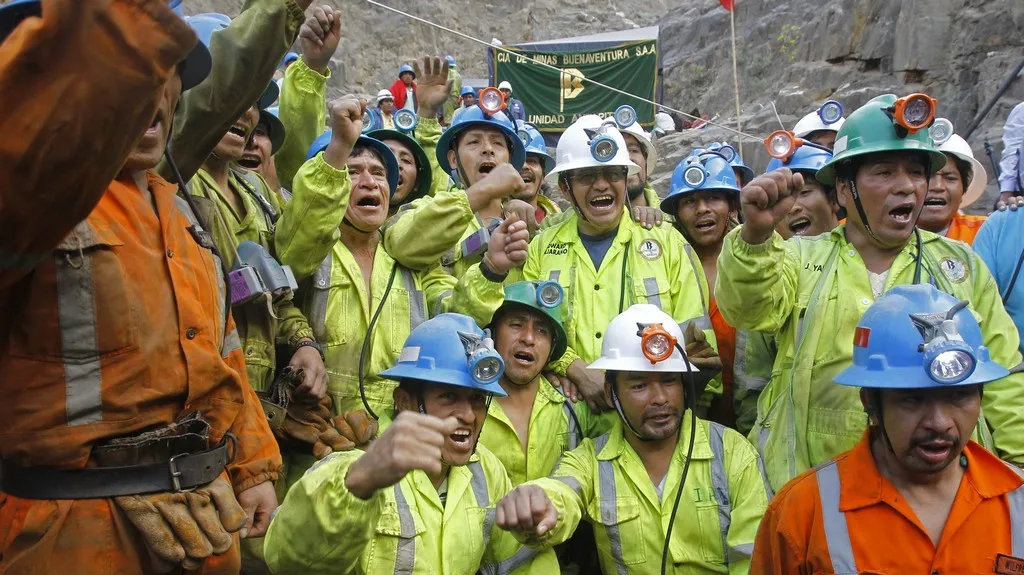 Vyproštění peruánští horníci