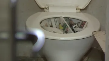 Sociální zařízení bylo pro celé patro