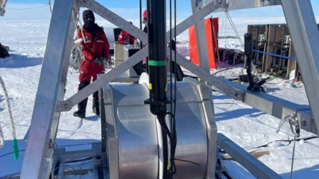 Vrtání do ledovce Thwaites