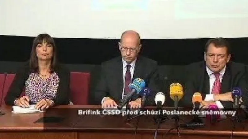 Tisková konference ČSSD