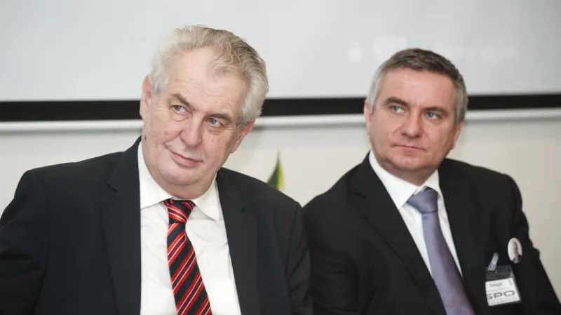 Miloš Zeman na sjezdu SPOZ v Kunovicích