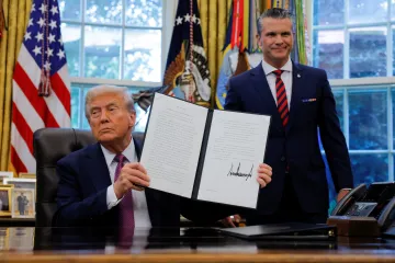 Trump nařídil udělit resortu obrany druhotný název ministerstvo války