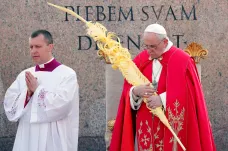 Církev má být pokorná a nepovyšovat se, řekl papež při kázání na Květnou neděli